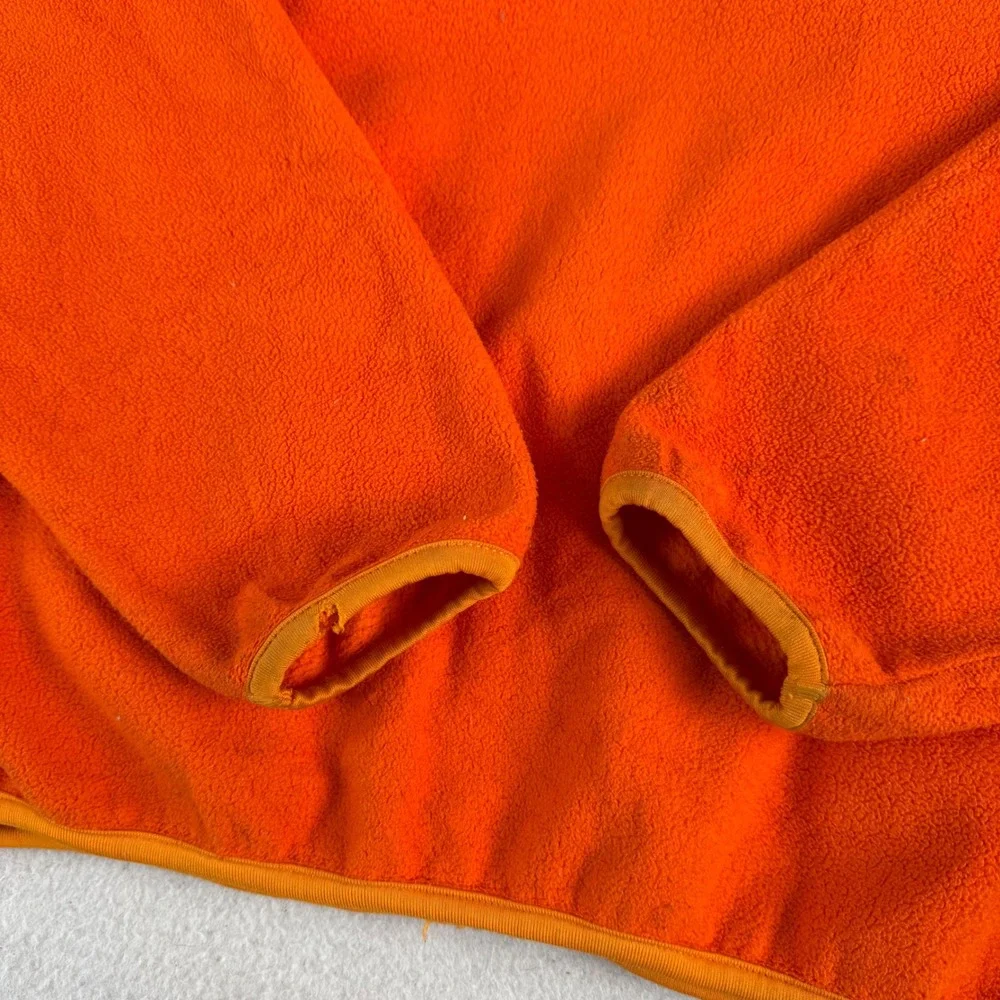Walt Disney World Kids Orange Fleece Jacket Winnie the Pooh Full Zip Large